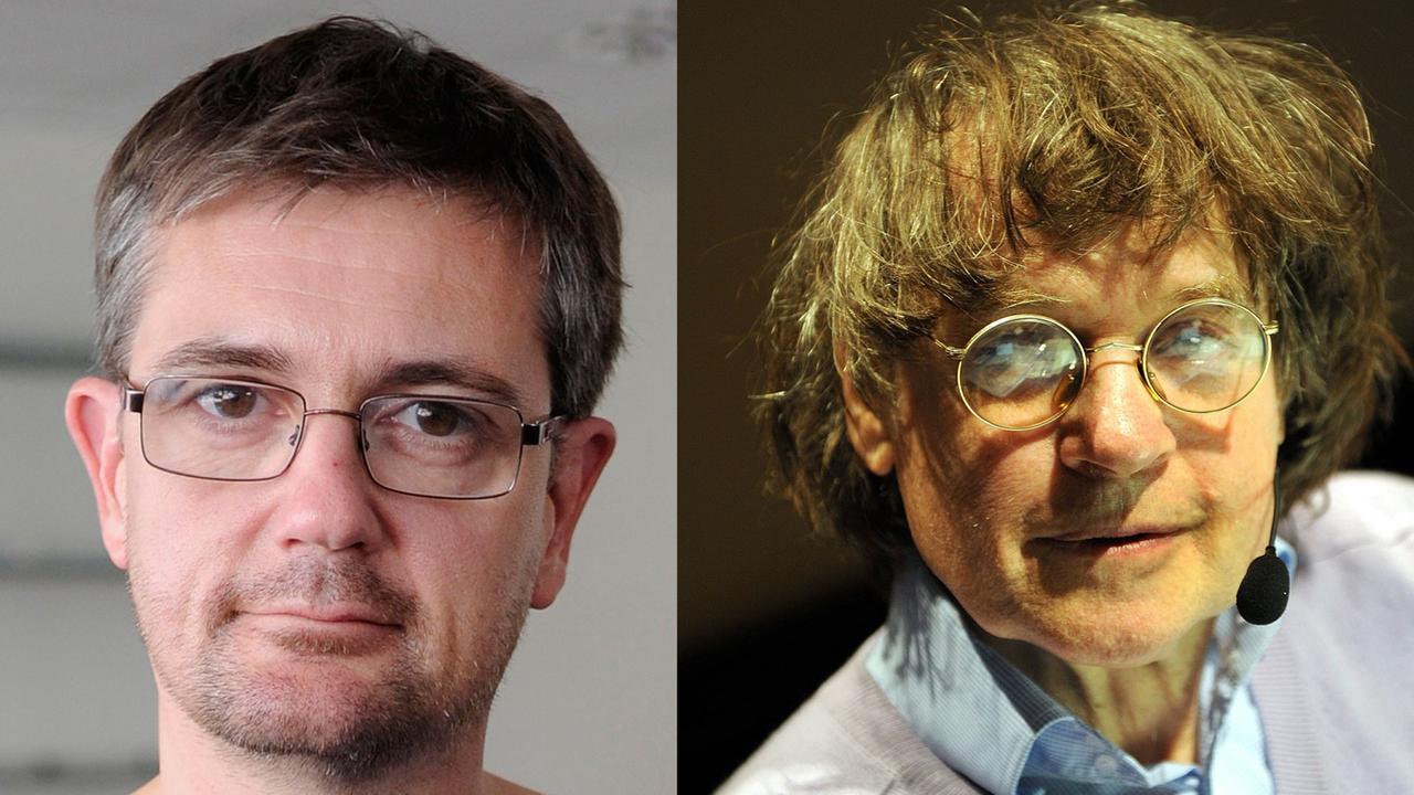 Stéphane Charbonnier und Jean Cabut Stéphane Charbonnier und Jean Cabut
