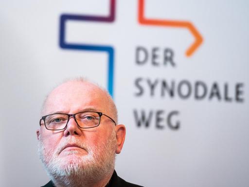 Kardinal Reinhard Marx, Vorsitzender der Deutschen Bischofskonferenz (DBK), bei der ersten Versammlung des Synodalen Wegs der Katholischen Kirche.