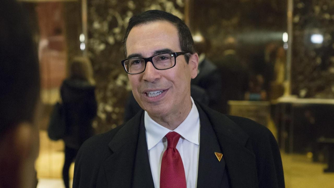 Steven Mnuchin, der US-amerikanische Finanzminister Steven Mnuchin, der US-amerikanische Finanzminister