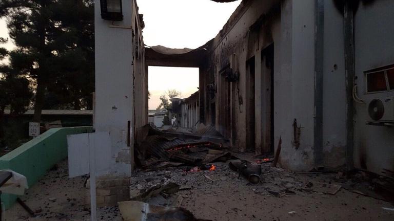 Bei einem US-Luftangriff in Kundus ist ein Krankenhaus von Ärzte ohne Grenzen zerstört worden. 
