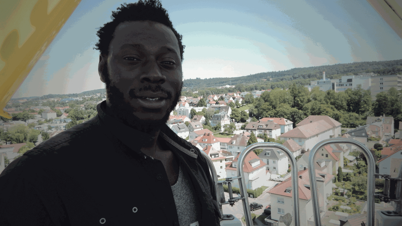 Aladji im Riesenrad Aladji im Riesenrad