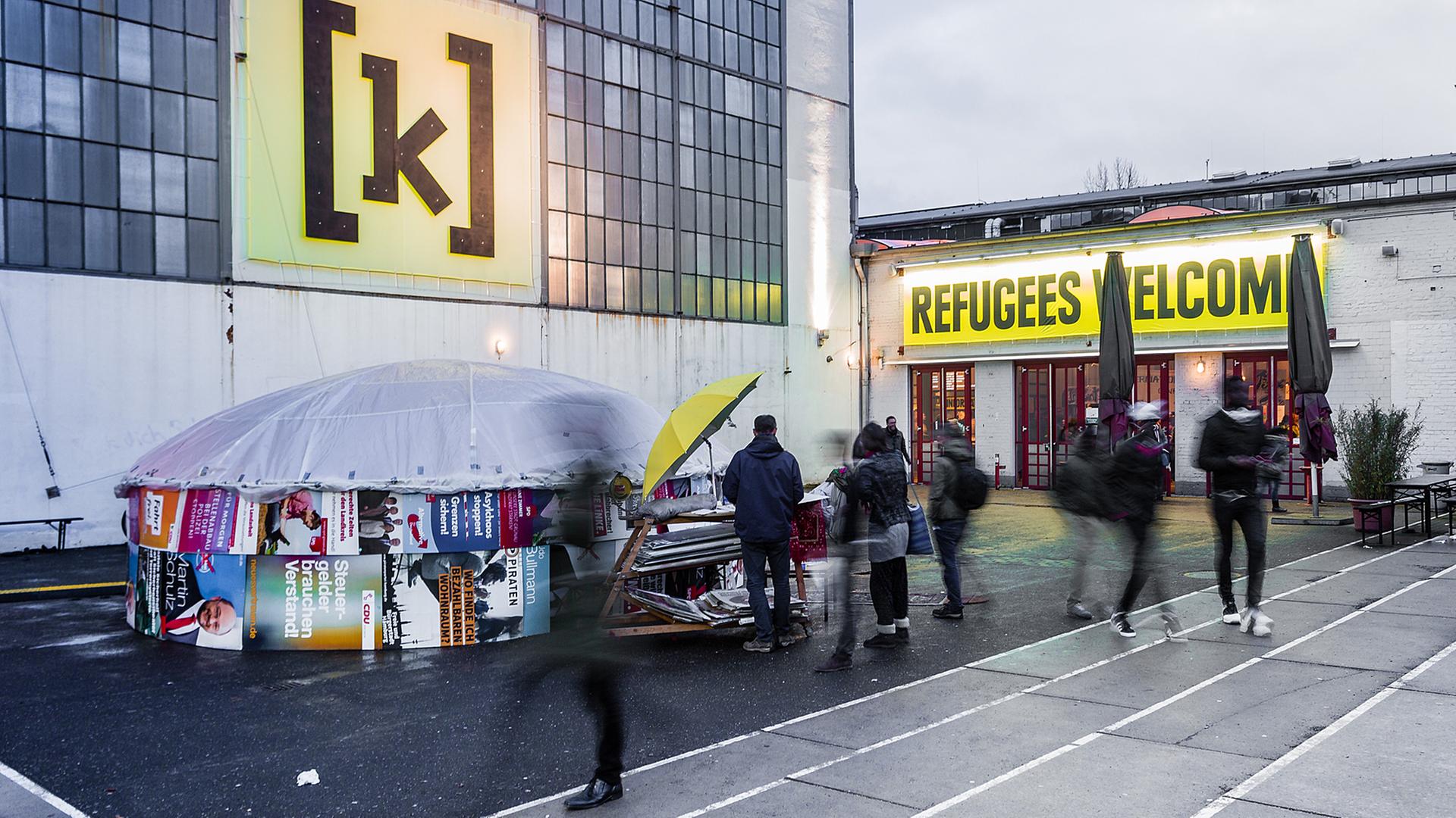 Die internationale Flüchtlingskonferenz fand in der Kampnagel-Kulturfabrik in Hamburg statt. Die internationale Flüchtlingskonferenz fand in der Kampnagel-Kulturfabrik in Hamburg statt.