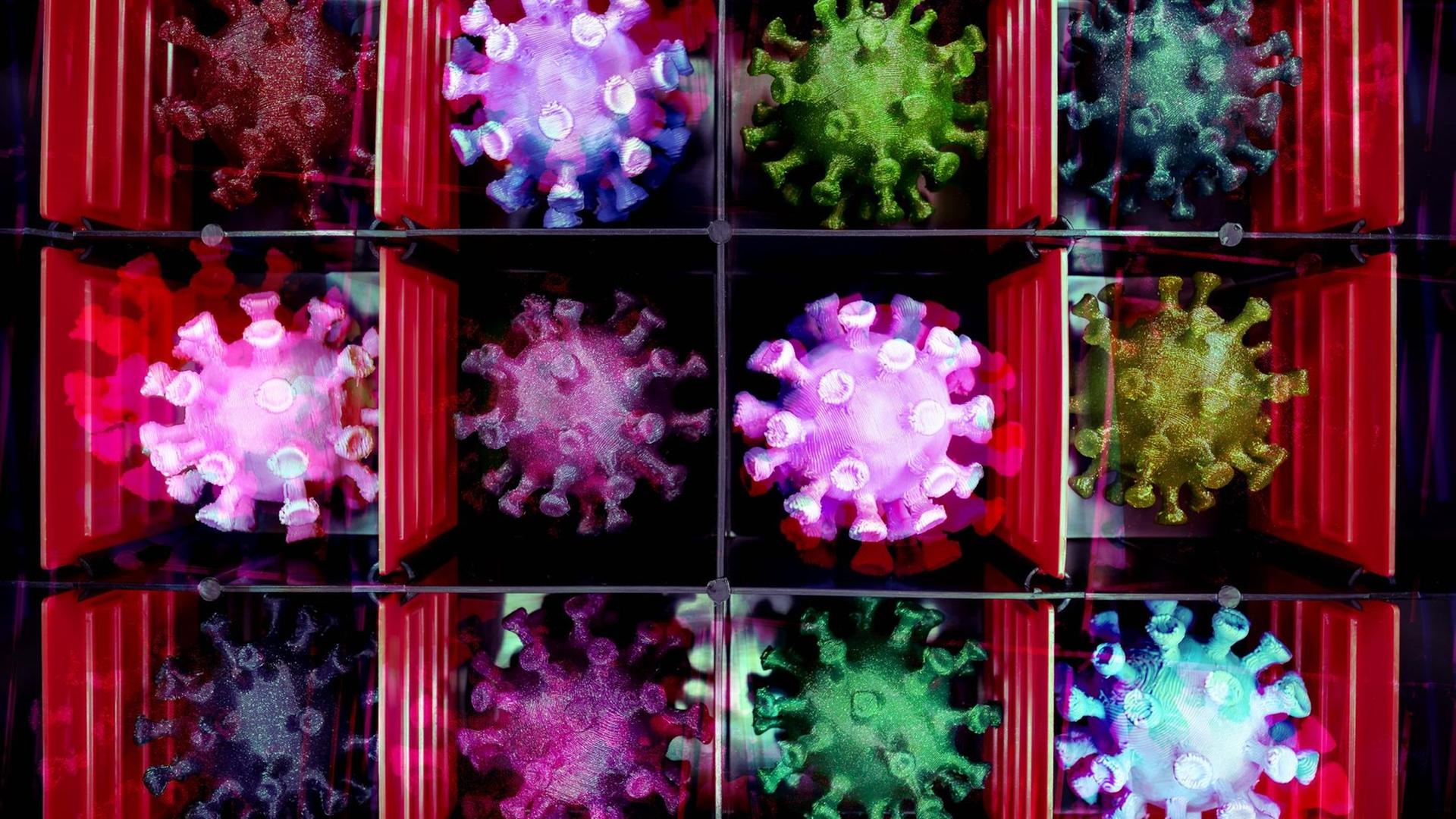 Das Corona-Virus hat viele Varianten. Das Corona-Virus hat viele Varianten.