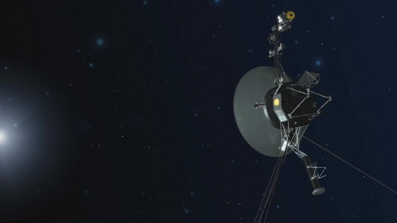 Voyager 2 am Rand des Sonnensystems (Animation)