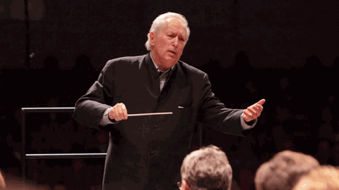 Der Dirigent Thomas Sanderling
