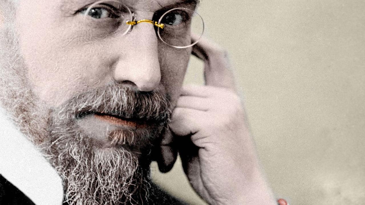 Ein Porträt des französischen Komponisten Erik Satie (1866-1925) Ein Porträt des französischen Komponisten Erik Satie (1866-1925)