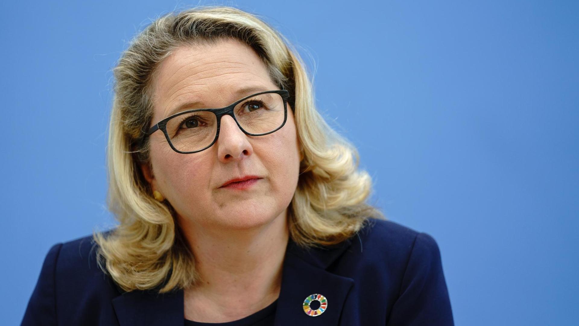Svenja Schulze (SPD), Bundesministerin für Umwelt, Naturschutz und nukleare Sicherheit Svenja Schulze (SPD), Bundesministerin für Umwelt, Naturschutz und nukleare Sicherheit