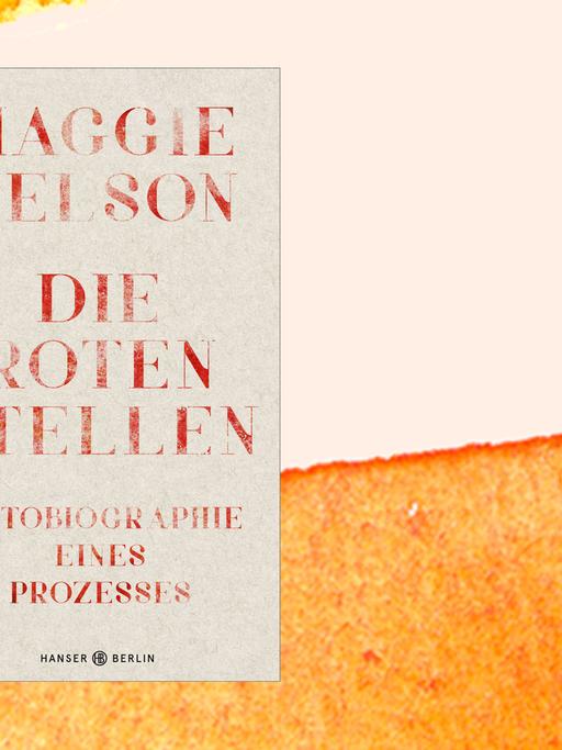 Das Bild zeigt das Cover des neuen Buchs von Maggie Nelson. Es heißt "Die roten Stellen".