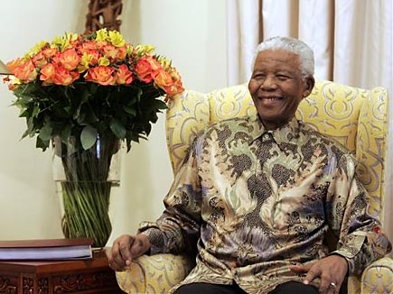 Der ehemalige Präsident Südafrikas, Nelson Mandela, feiert seinen 90. Geburtstag