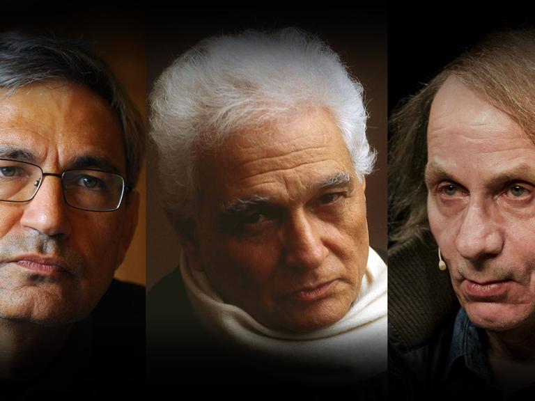 Orhan Pamuk, Jacques Derrida, Michel Houellebecq
