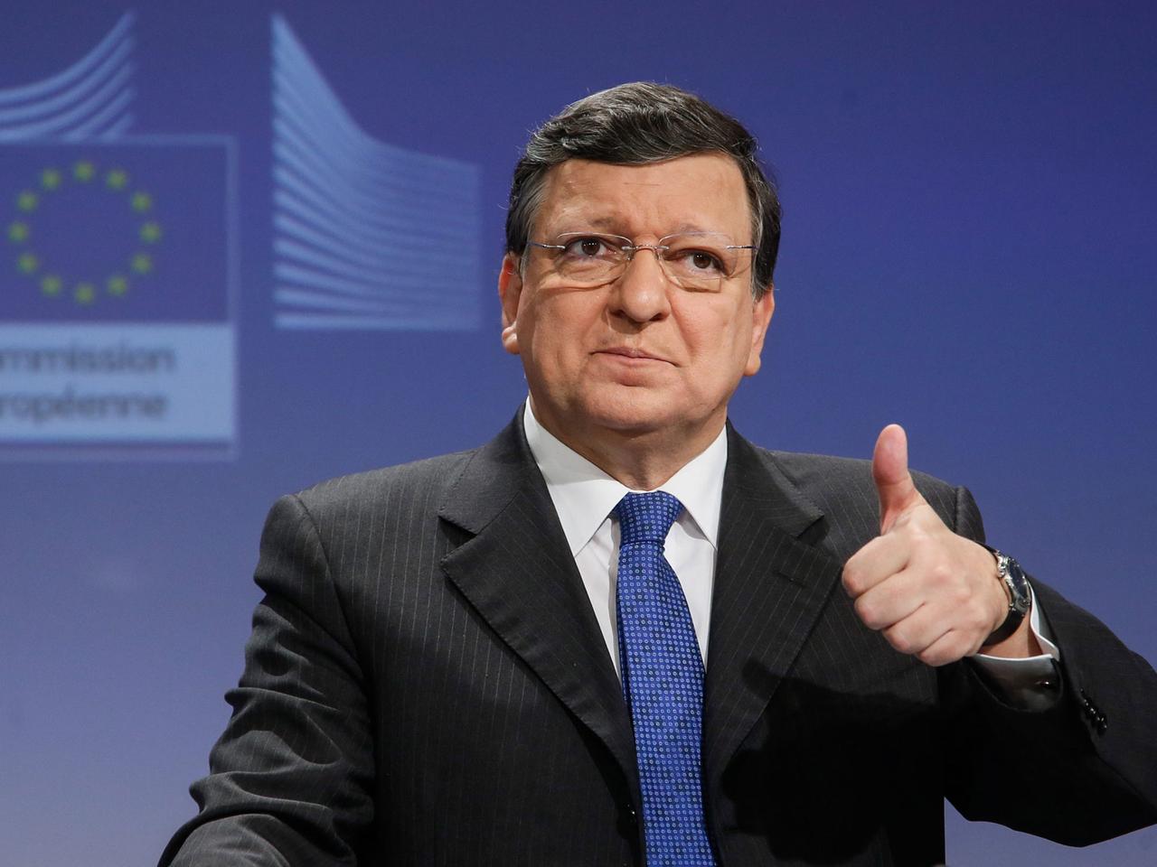 EU-Kommissionspräsident José Manuel Barroso während der Pressekonferenz der EU-Kommission in Brüssel. EU-Kommissionspräsident José Manuel Barroso während der Pressekonferenz der EU-Kommission in Brüssel.