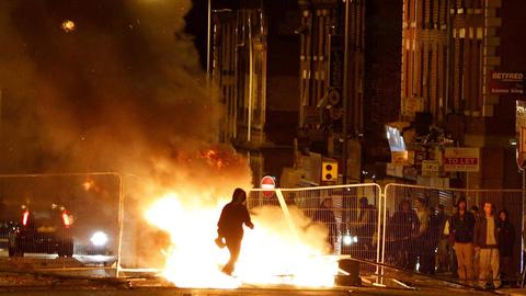 Die Städte im Nordwesten Englands erleben im Sommer 2011 große soziale Unruhen - einer der Brennpunkte: Nottingham.
