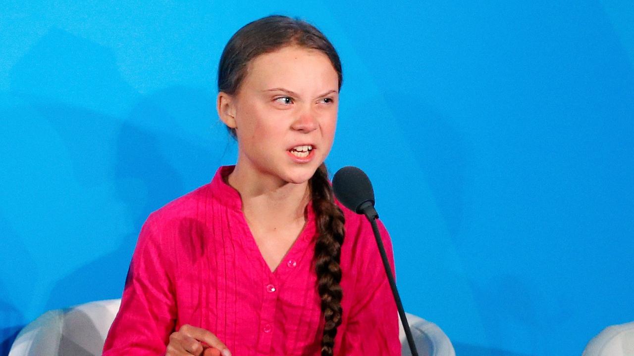 Klimaaktivistin Greta Thunberg bei ihrer "How dare you" Rede vor dem UN-Klimagipfel Klimaaktivistin Greta Thunberg bei ihrer "How dare you" Rede vor dem UN-Klimagipfel