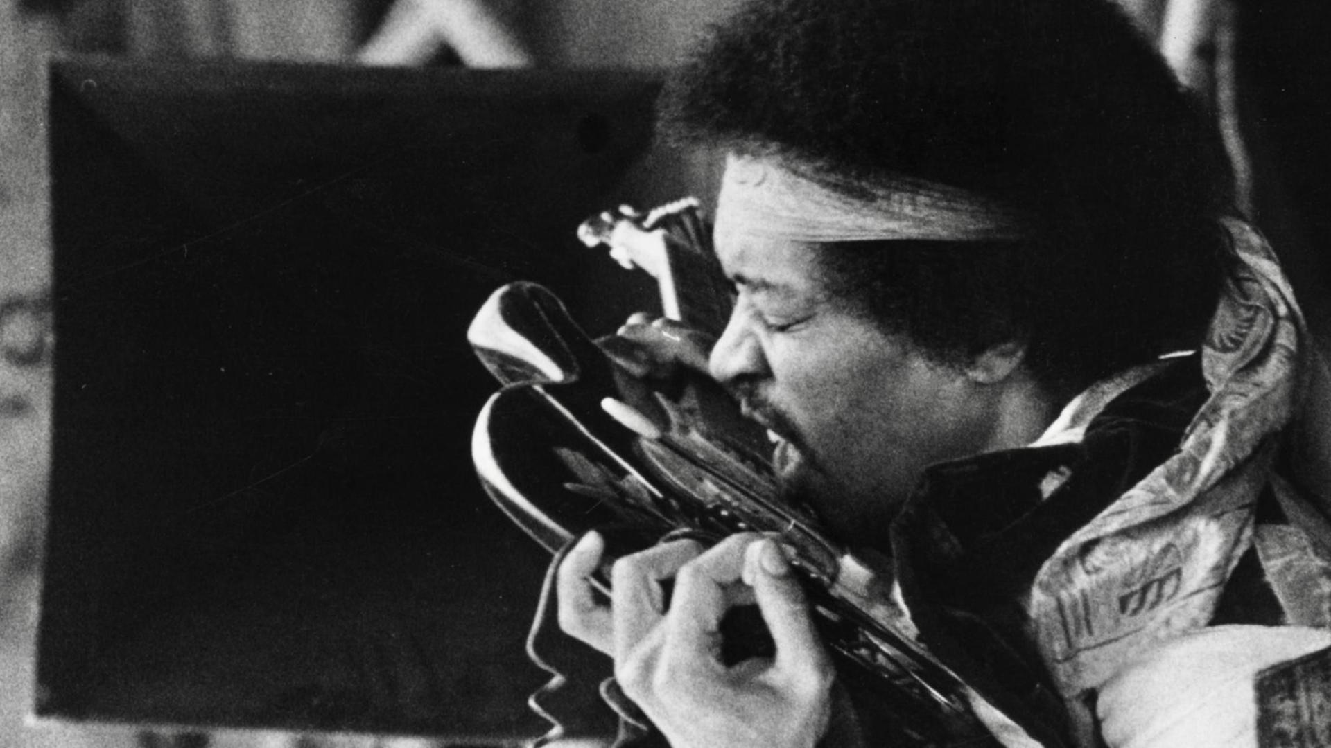 Jimi Hendrix beim Auftritt auf Fehmarn. Jimi Hendrix beim Auftritt auf Fehmarn.