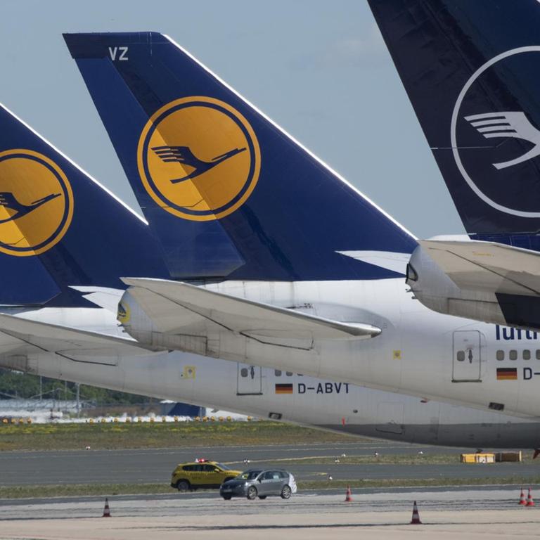 Lufthansa-Flieger stehen still, 06. Mai 2020 in Frankfurt am Main