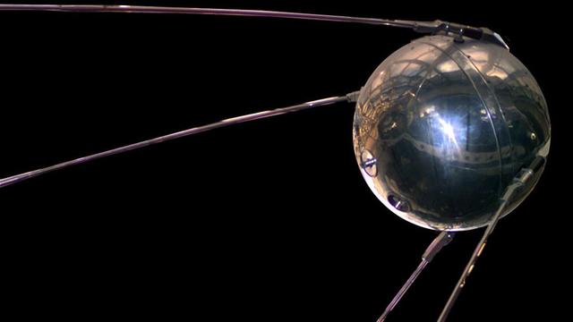 Modell des ersten künstlichen Satelliten Sputnik. Foto: NASA
