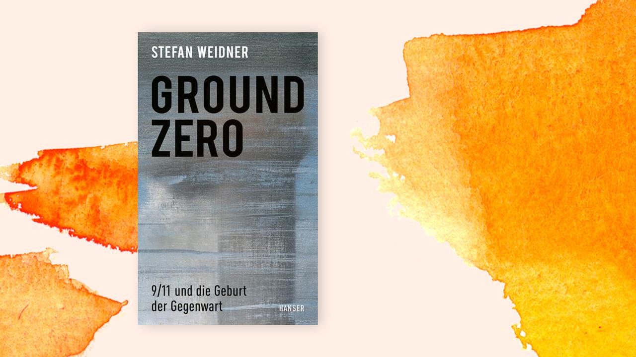 Stefan Weidners Buch Ground Zero auf orangenem Pastell-Untergrund. Stefan Weidners Buch Ground Zero auf orangenem Pastell-Untergrund.