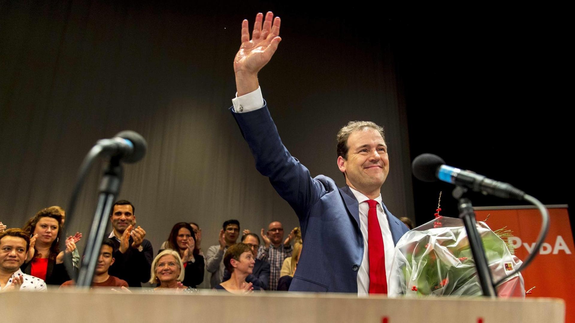 PvdA-Spitzenkandidat Lodewijk Asscher PvdA-Spitzenkandidat Lodewijk Asscher