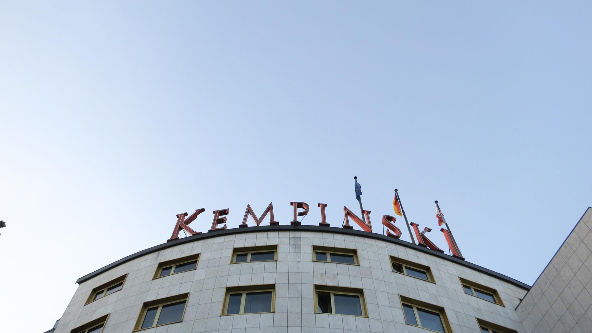 Das Hotel Kempinski in Berlin. Das Hotel Kempinski in Berlin.
