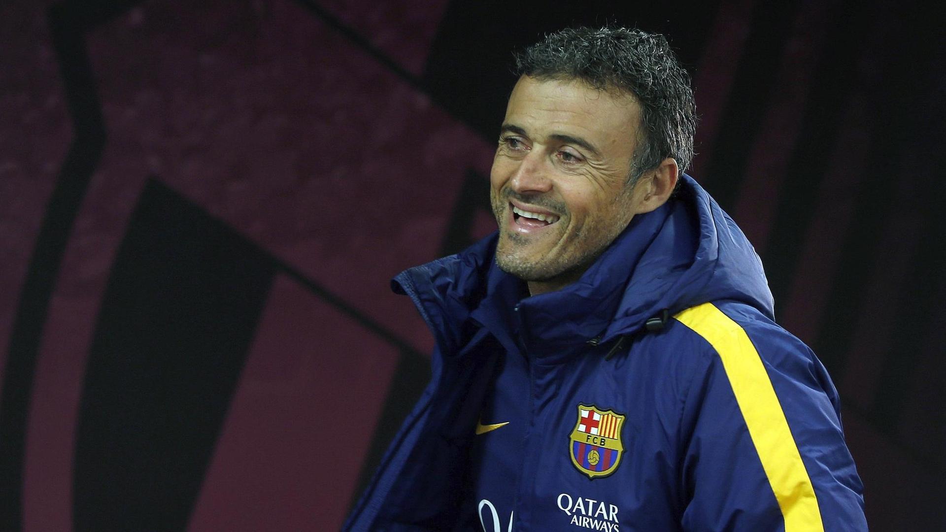 Luis Enrique, Trainer des FC Barcelona, ist Welttrainer 2015.