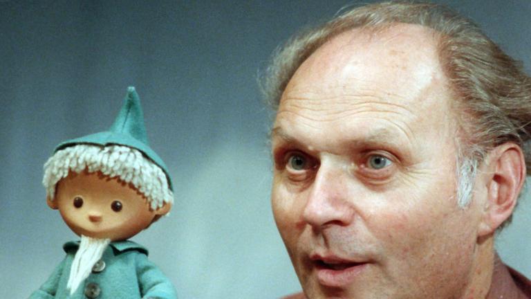 Der Sandmann und sein "Vater" Gerhard Behrendt, aufgenommen am 20.10.1989 in Berlin. Der Sandmann und sein "Vater" Gerhard Behrendt, aufgenommen am 20.10.1989 in Berlin.