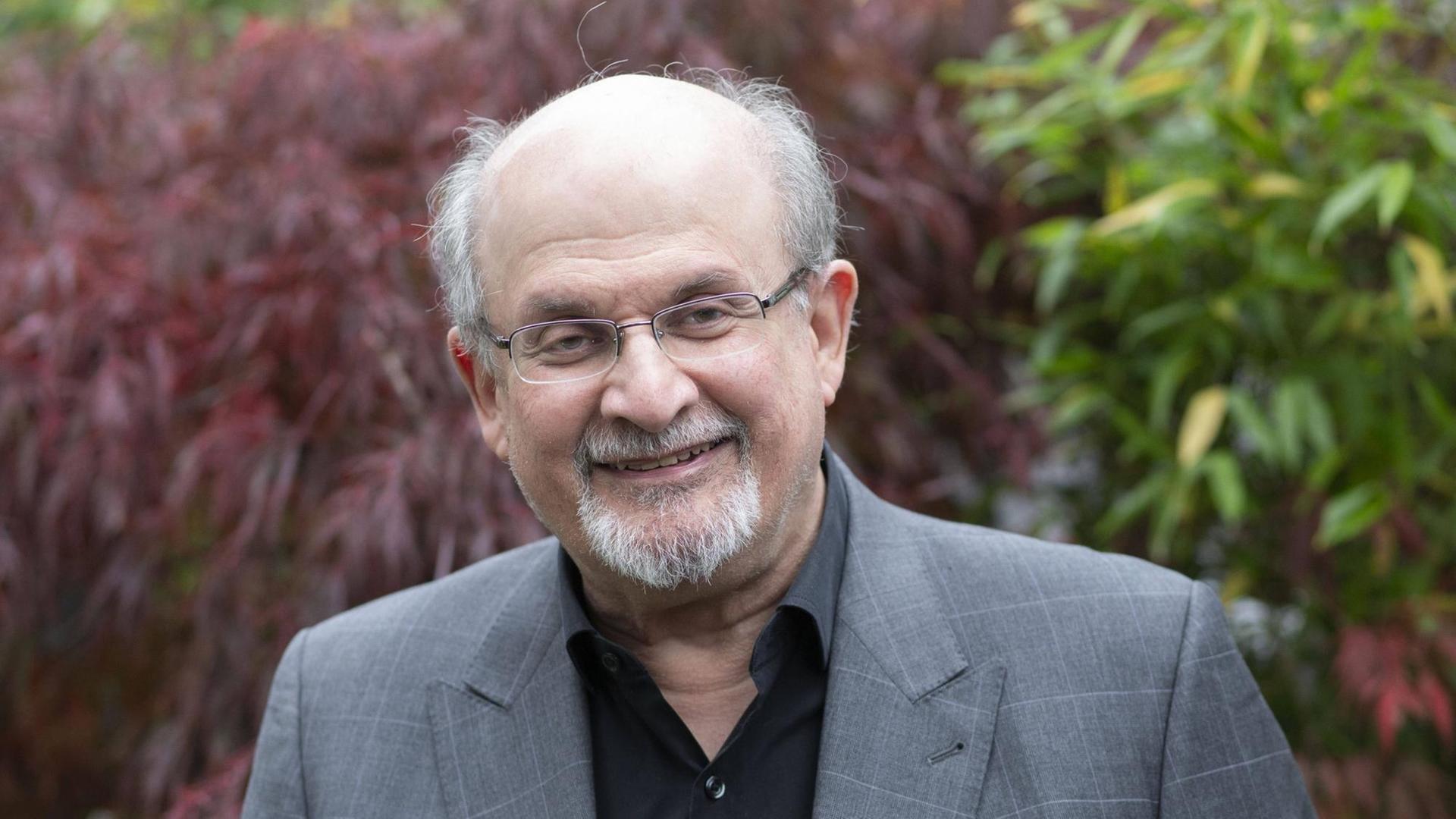 Salman Rushdie beim Literaturfestival im britischen Cheltenham
