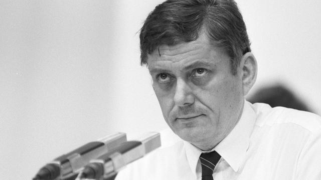 Dresdens ehemaliger Oberbürgermeister Wolfgang Berghofer 1989
