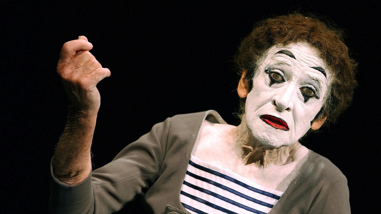 Marcel Marceau, der legendäre Pantomime aus Frankreich. Marcel Marceau, der legendäre Pantomime aus Frankreich.