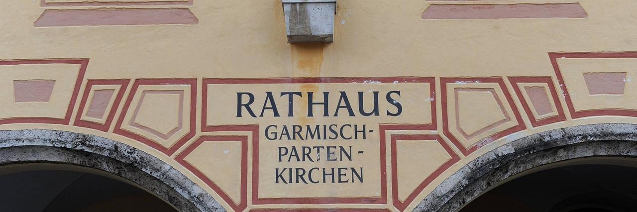Das Rathaus von Garmisch-Partenkirchen Das Rathaus von Garmisch-Partenkirchen