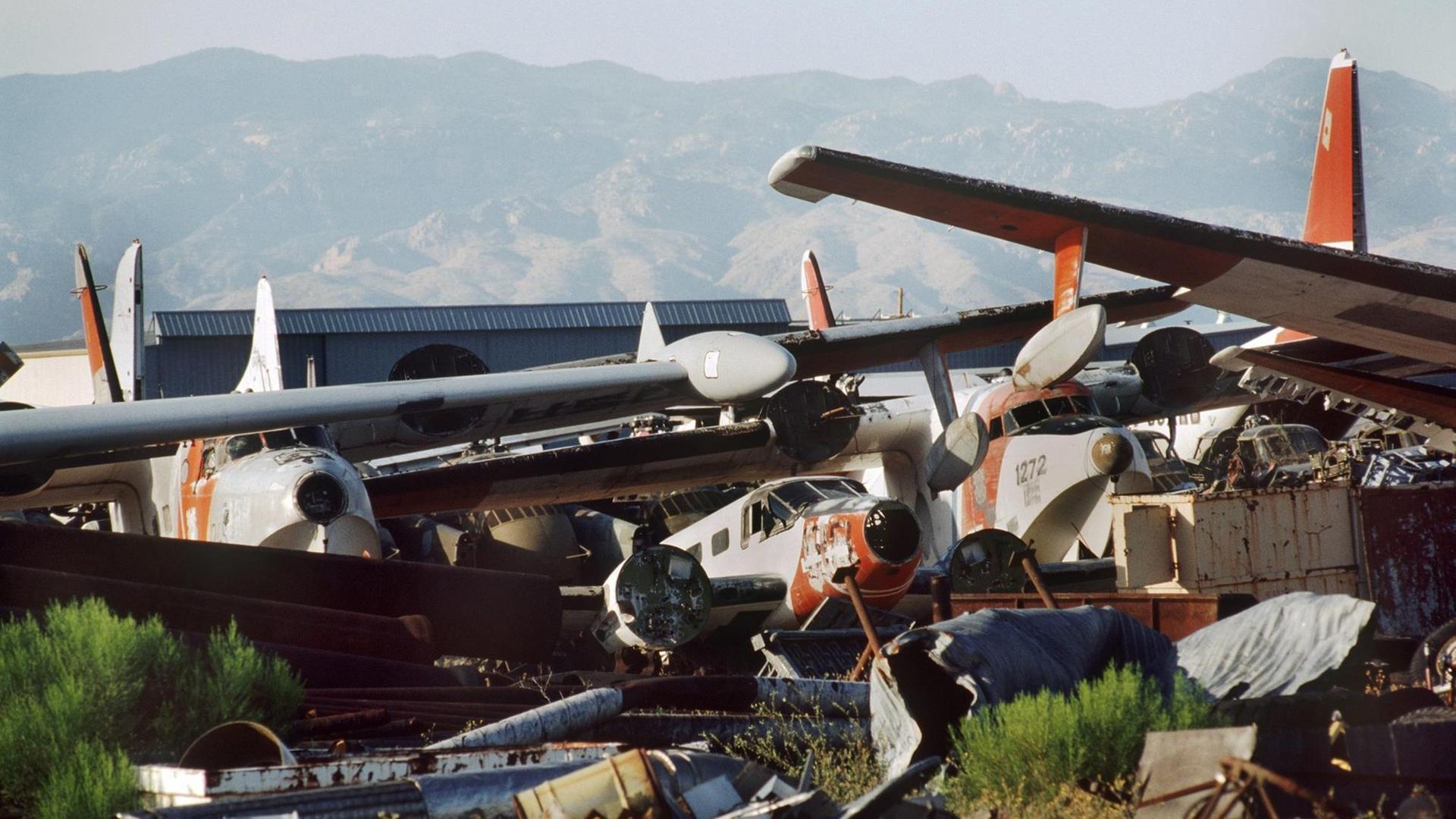 Flugzeugfriedhof in Arizona
