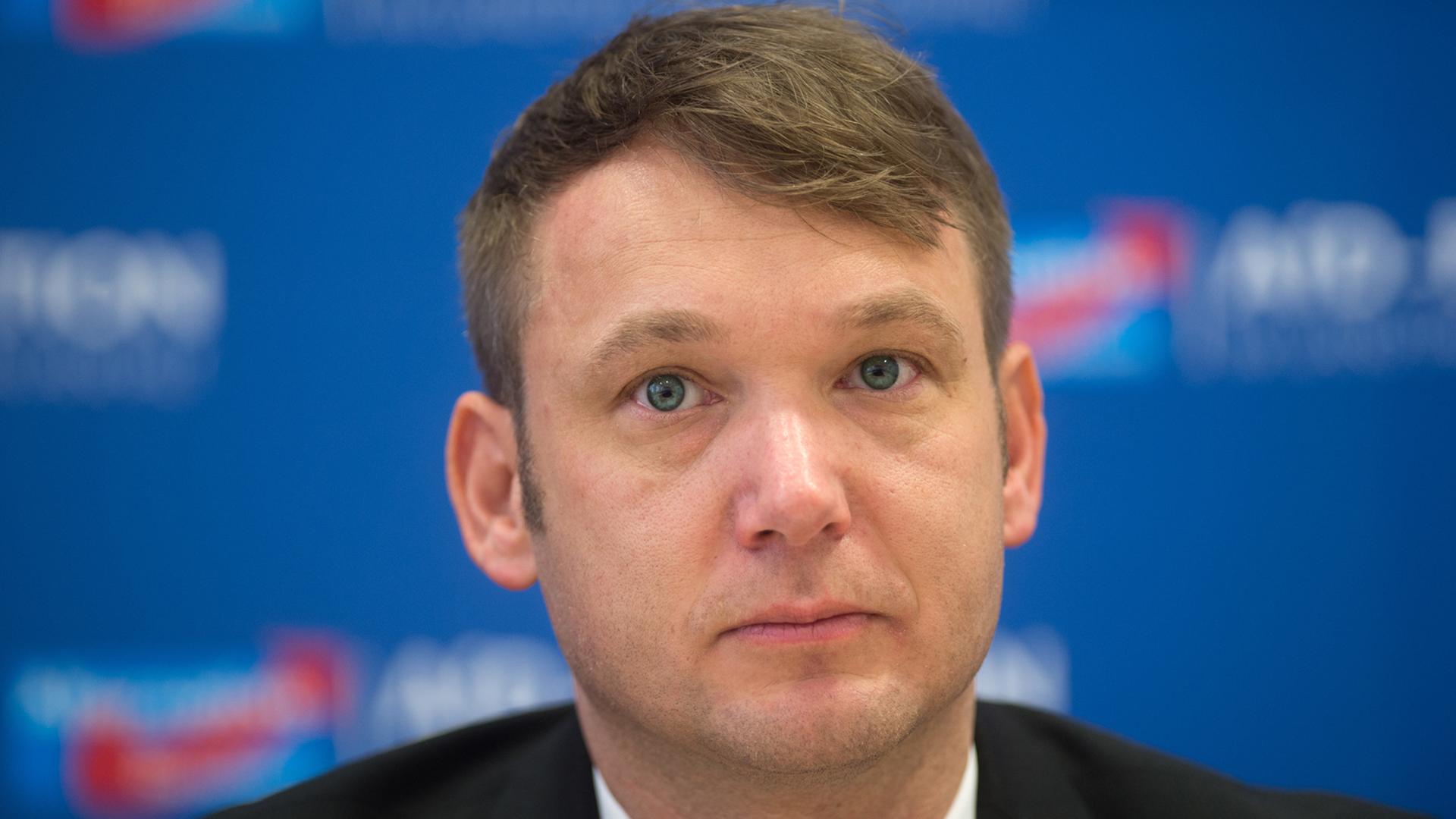 Der frühere AfD-Politiker André Poggenburg Der frühere AfD-Politiker André Poggenburg