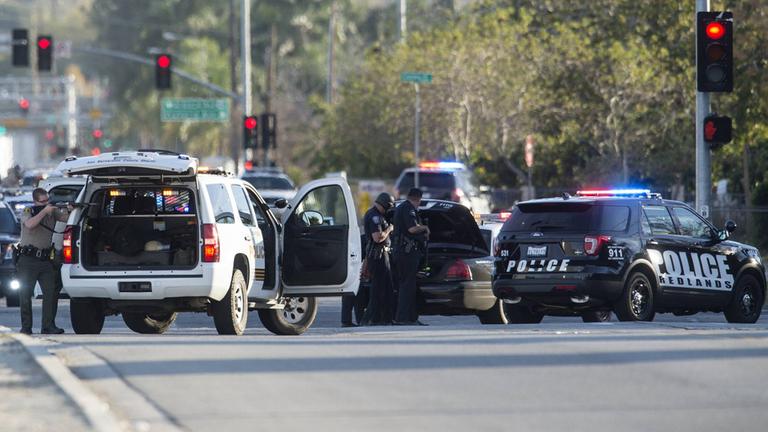 Sicherheitskräfte in San Bernardino Sicherheitskräfte in San Bernardino