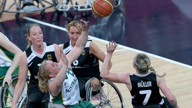 Paralympics London - Das Finale im Rollstuhlbasketball der Frauen, das Deutschland gegen Australien gewann