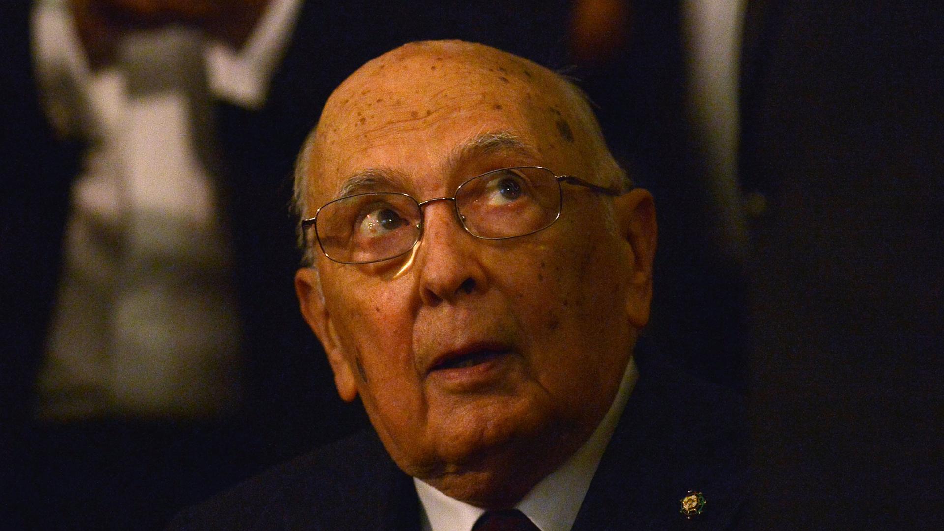 Italiens Staatspräsident Giorgio Napolitano