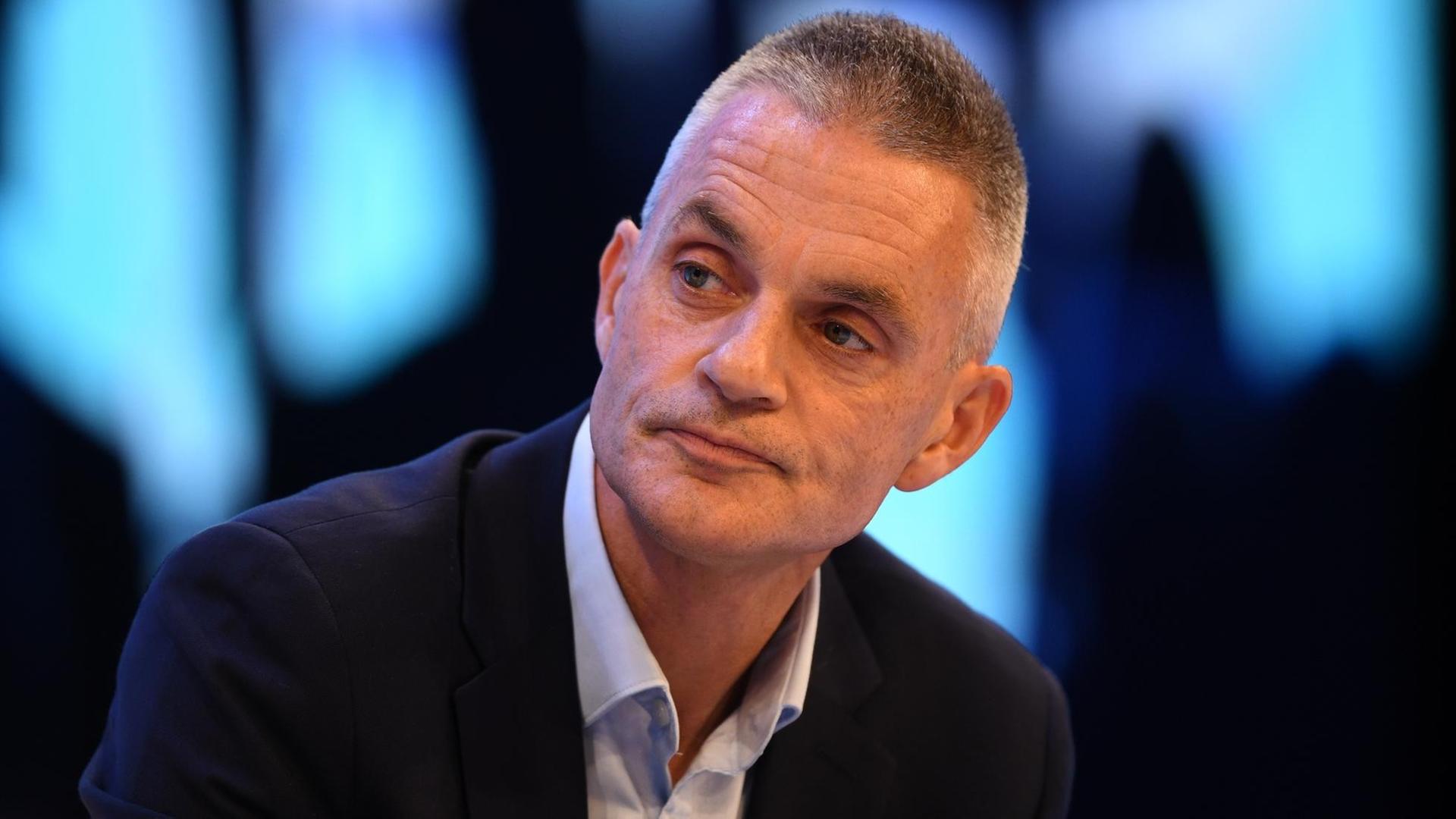 Porträt von Tim Davie, BBC Generaldirektor, London 2019. Porträt von Tim Davie, BBC Generaldirektor, London 2019.