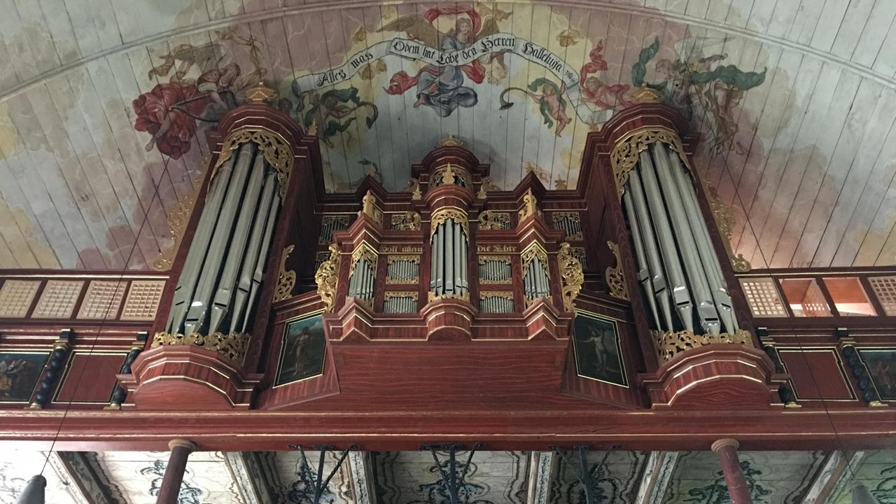 Die restaurierte Schnitger-Orgel im Juni 2017. Die restaurierte Schnitger-Orgel im Juni 2017.