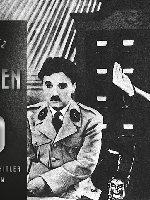 Filmszene aus Charlie Chaplins "Der große Diktator": mit den Pendants zu Hitler, Goebbels und Mussolini im Büro des großen Diktators