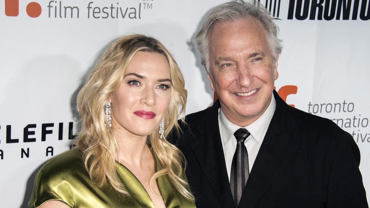 Kate Winslet und Regeisseur Alan Rickman Kate Winslet und Regeisseur Alan Rickman