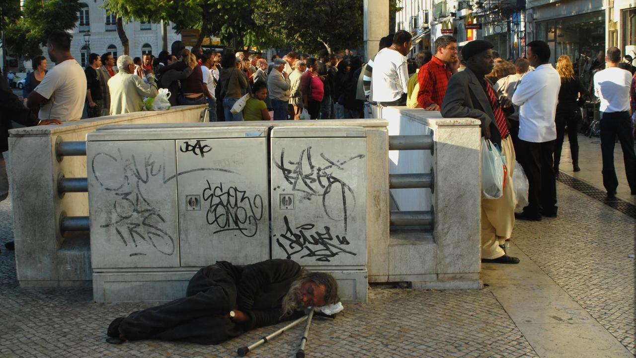 Armut und Tourismus - die Extreme liegen in Lissabon dicht beeinander
