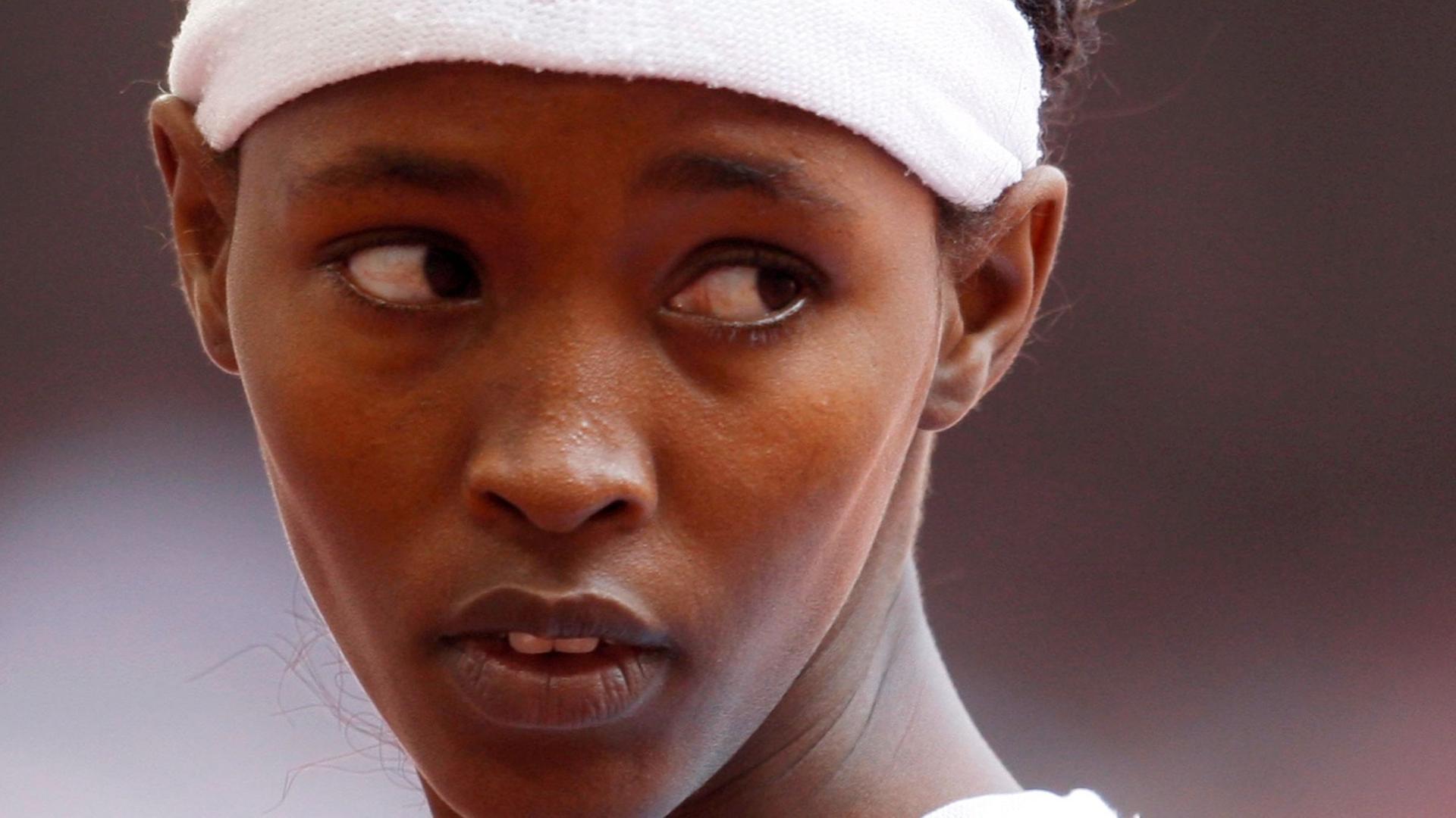 Die somalische Leichtathletin Samia Yusuf Omar
