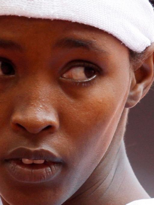 Die somalische Leichtathletin Samia Yusuf Omar