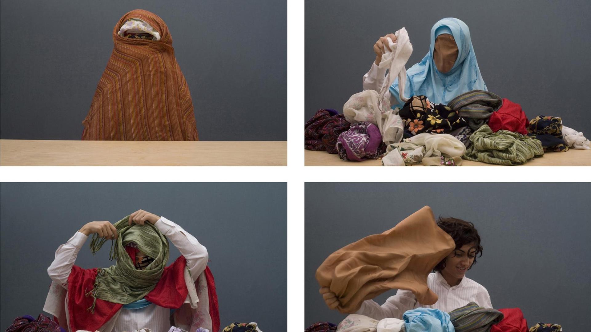 SOYUNMA / UNDRESSING, 2006 von Nilbar Güres ist Teil der Ausstellung "Cherchez la femme" im Jüdischen Museum Berlin SOYUNMA / UNDRESSING, 2006 von Nilbar Güres ist Teil der Ausstellung "Cherchez la femme" im Jüdischen Museum Berlin