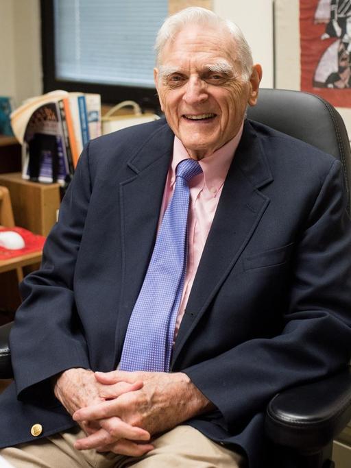 John B. Goodenough, Professor an der Cockrell School of Engineering an der University of Texas in Austin, ausgezeichnet mit dem Chemie-Nobelpreis 2019