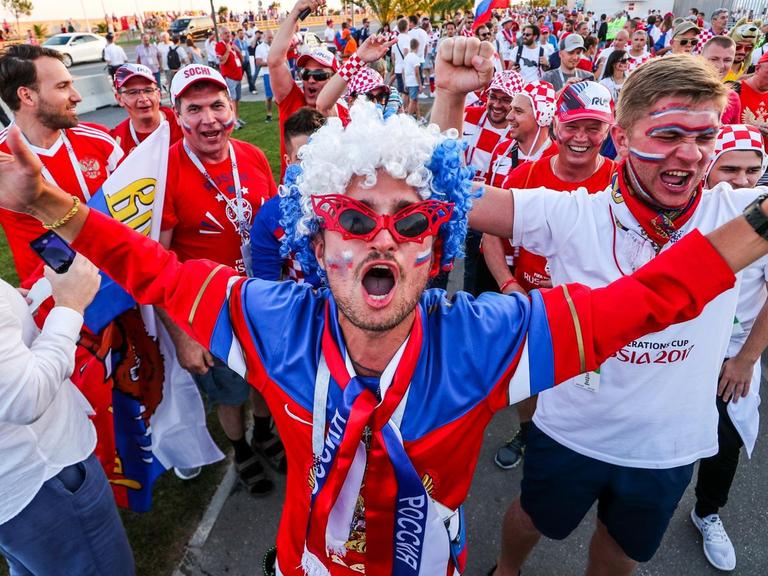 Russische Fans in Sochi.