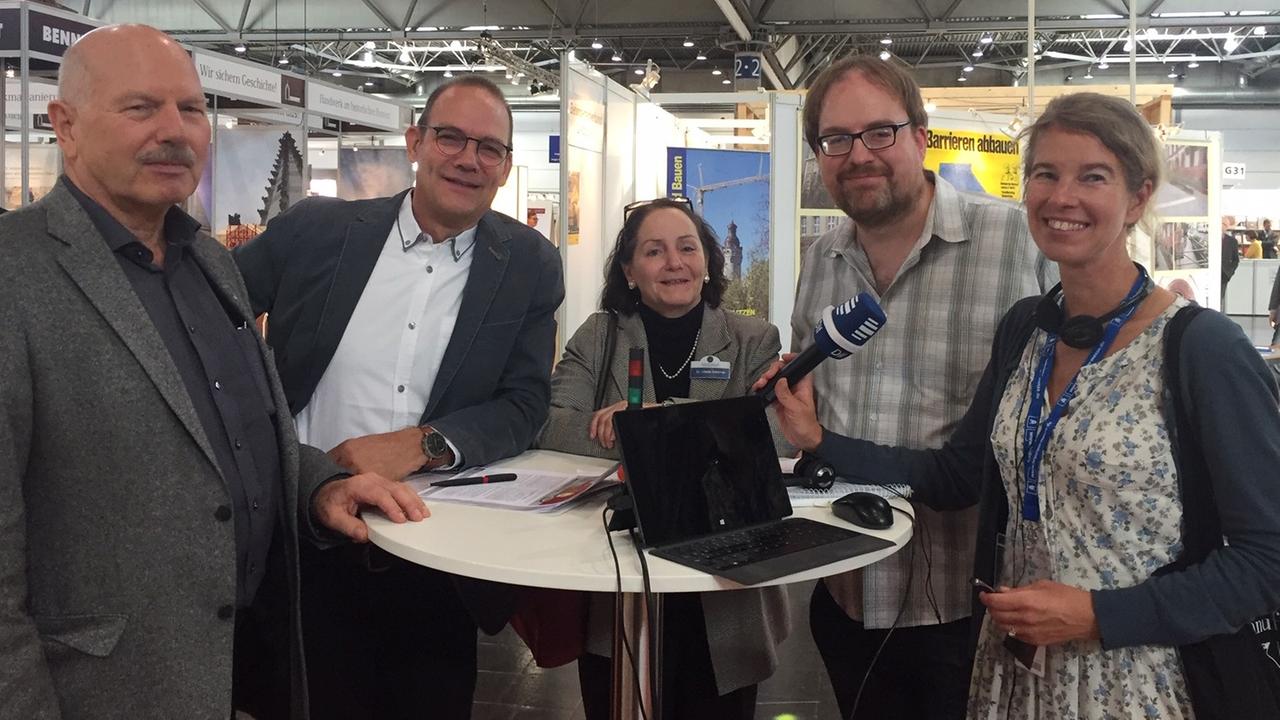 Marktplatzgäste auf der Messe "denkmal" in Leipzig Marktplatzgäste auf der Messe "denkmal" in Leipzig