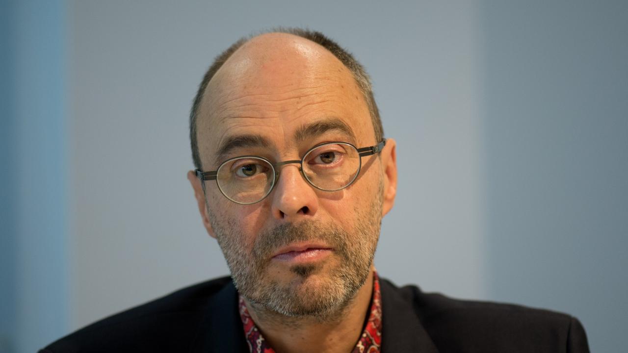 Michael Kleeberg, aufgenommen am 11.10.2014 auf der 66. Frankfurter Buchmesse in Frankfurt am Main (Hessen). Michael Kleeberg, aufgenommen am 11.10.2014 auf der 66. Frankfurter Buchmesse in Frankfurt am Main (Hessen).