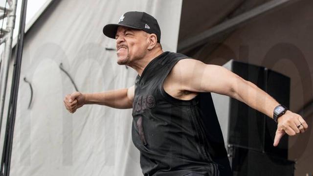 Der Rapper Ice-T bei einem Konzert in Chicago
