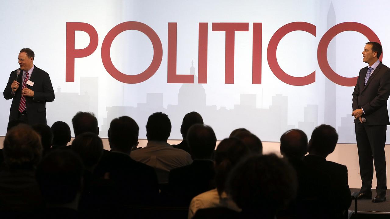 Der Chefredakteur für Marketing und Werbung, John Harris (l.), und Jim VandeHei, Chefredakteur und Mitbegründer von Politico. Der Chefredakteur für Marketing und Werbung, John Harris (l.), und Jim VandeHei, Chefredakteur und Mitbegründer von Politico.
