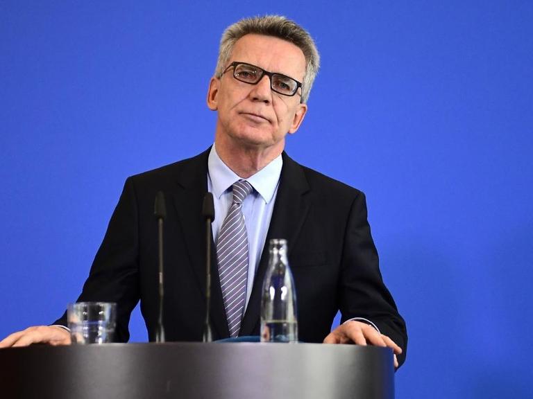 Bundesinnenminister Thomas de Maizière (CDU).