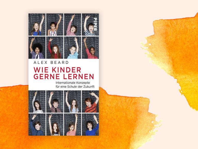 Buchcover auf gelben Hintergrund.